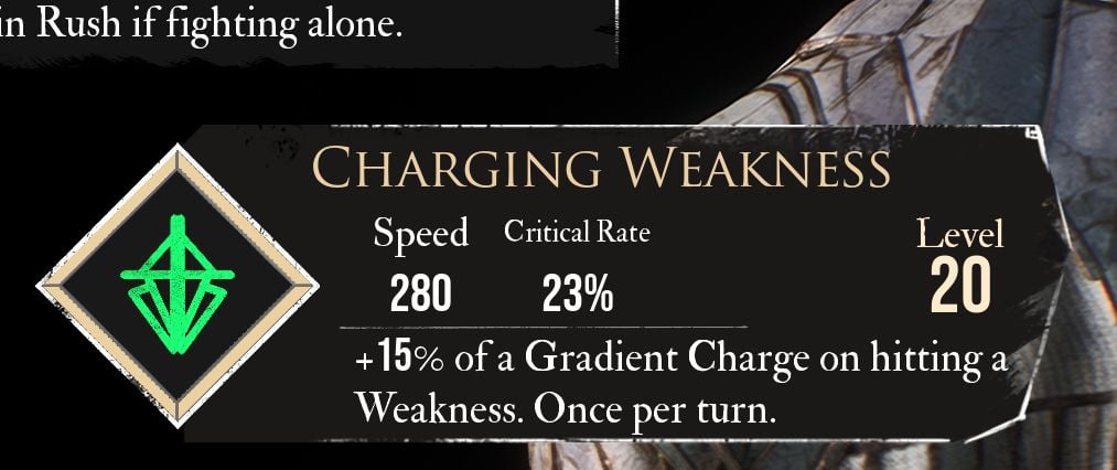 Expedition 33 Charging Weakness
