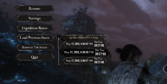 Expedition 33 Load Previous Saves