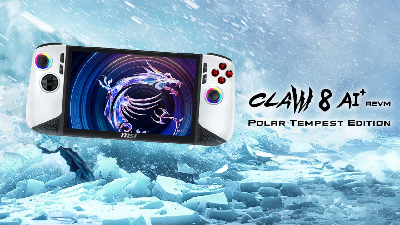 MSI Claw 8 AI+ Polar Tempest Edition