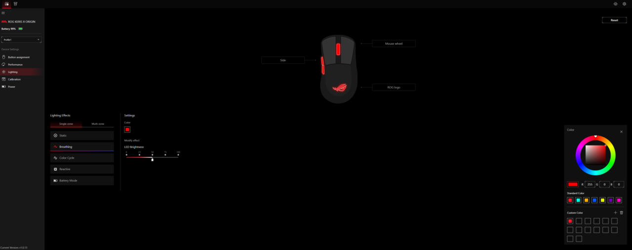 ROG Gear Link colors
