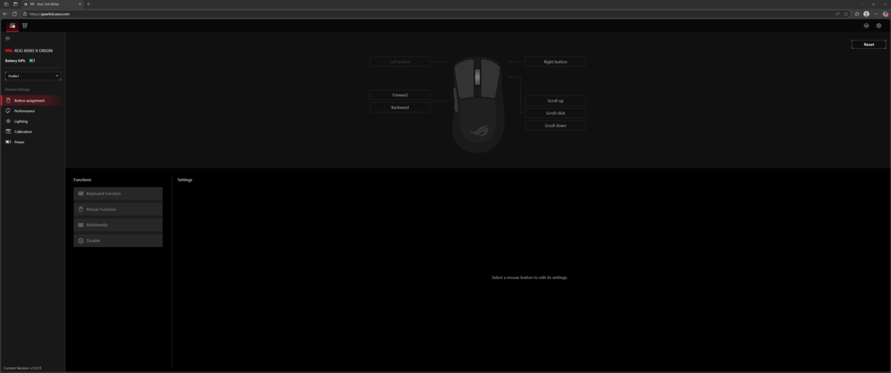 ROG Keris II Origin GearLink