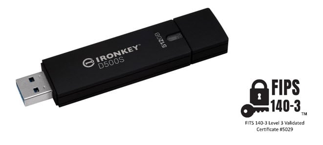 Press Photo Kingston IronKey D500S