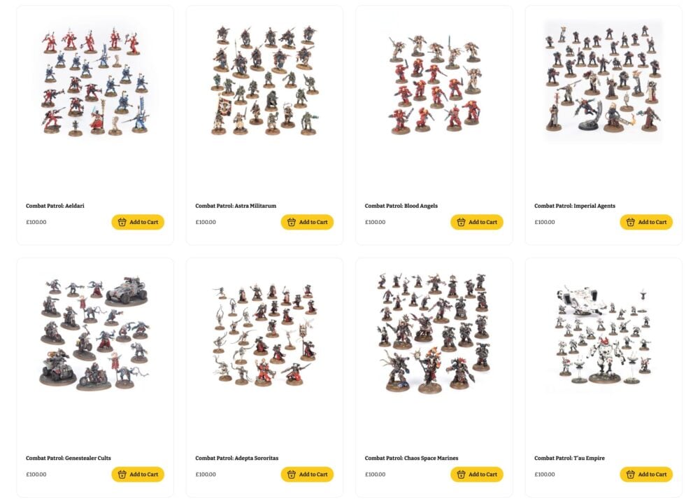 Space Marine Combat Patrol Price