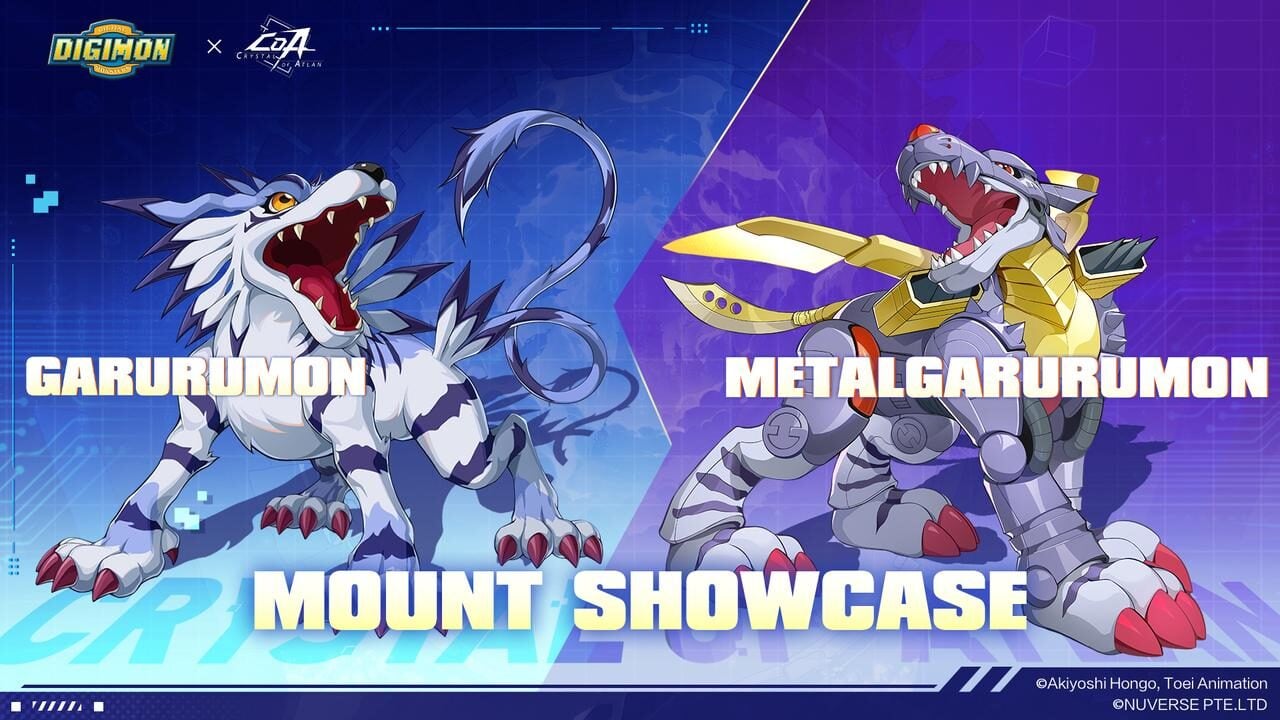 Crystals of Atlan Digimon Mounts
