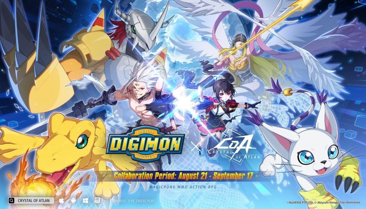 Digimon Adventure X Crystal of Atlan Collab Event Cover