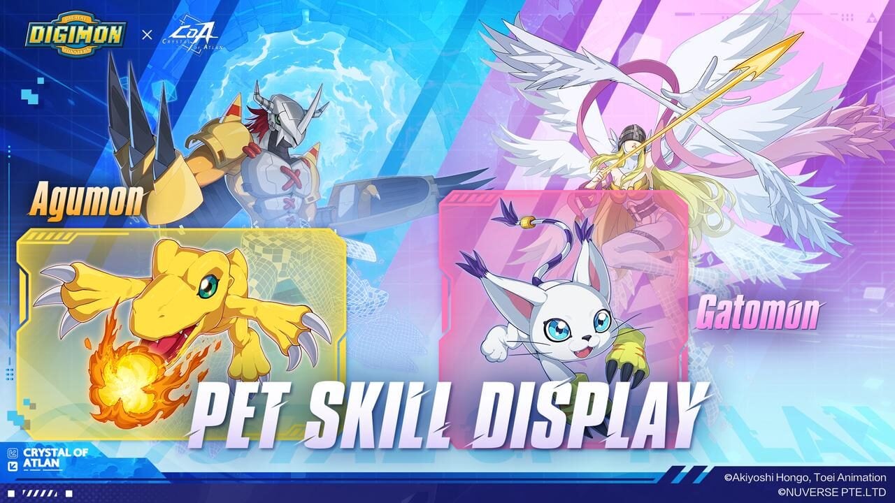 Digimon Adventure X Crystal of Atlan Pet Skills