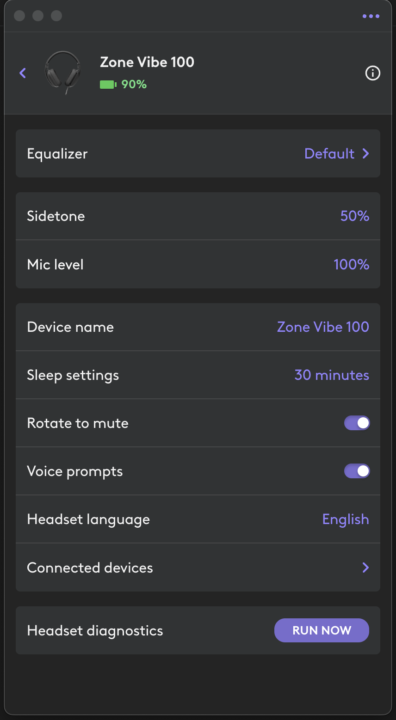 Logi Tune App