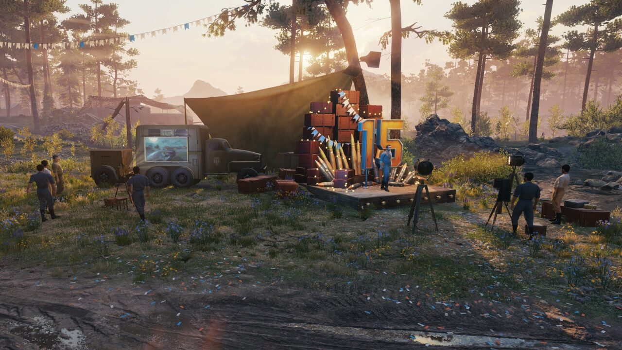 World of Tanks 15th Anniversary Tank Hangar
