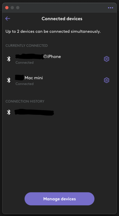 can connect to two devices at the same time