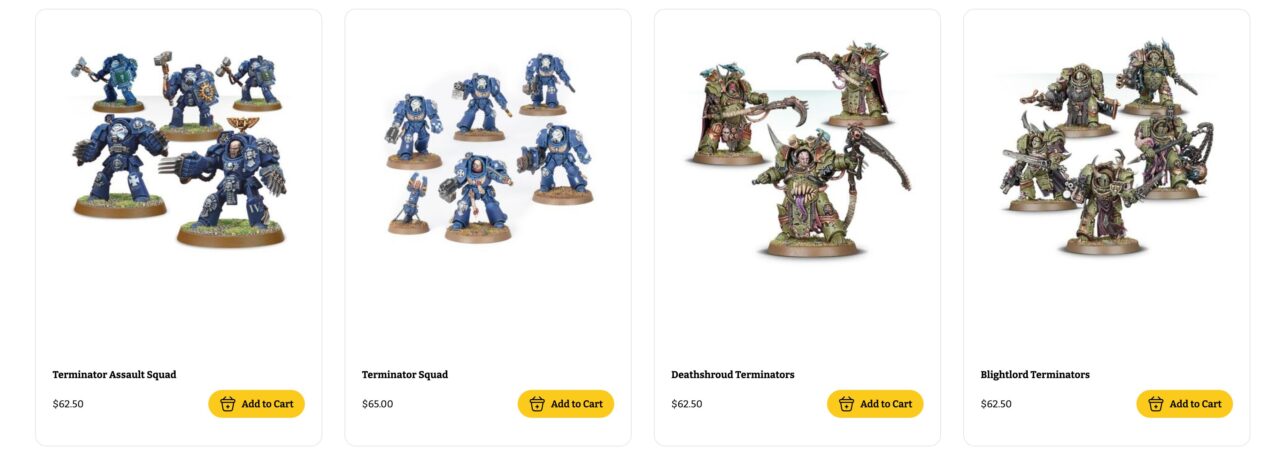 Assault Terminator Squad Price