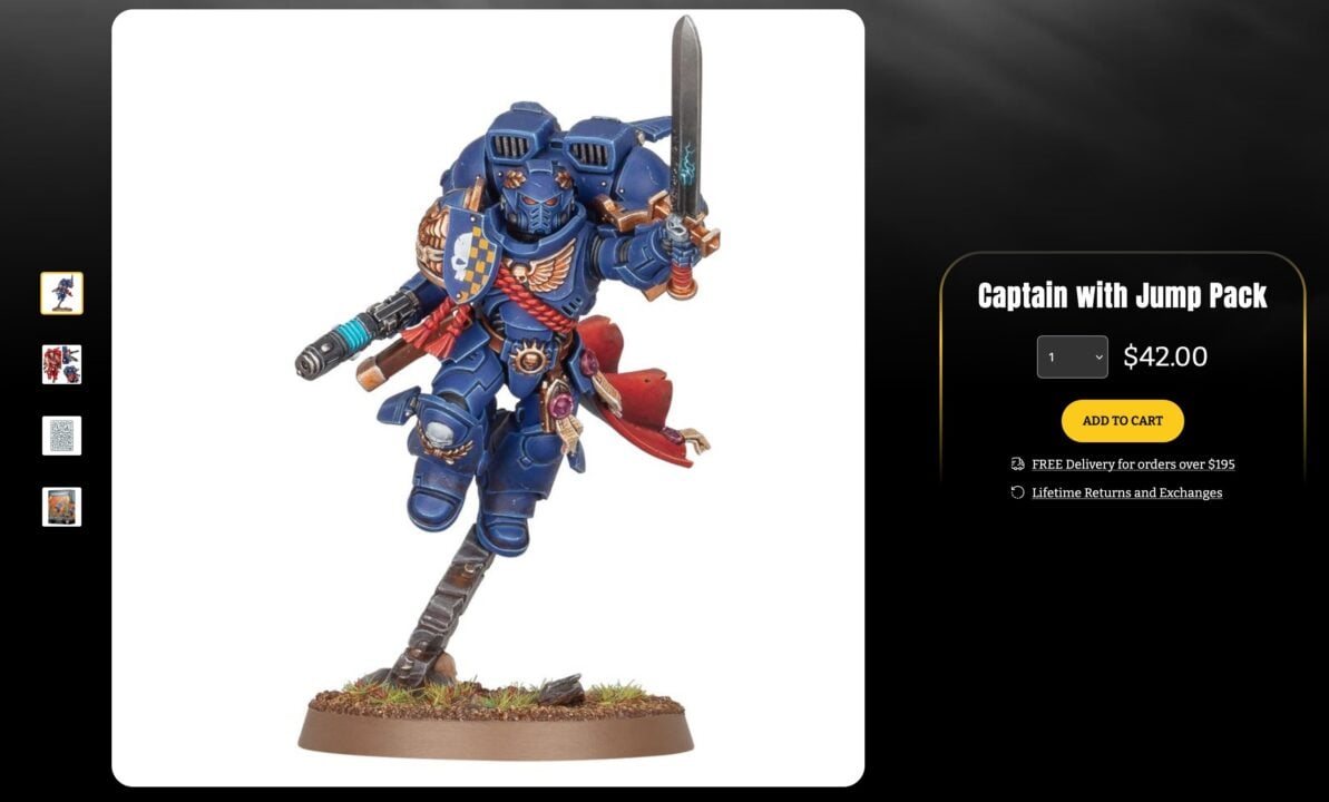 Captain with Jump Pack price in USD