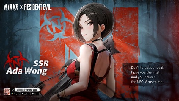 NIKKE x Resident Evil SSR Ada Wong