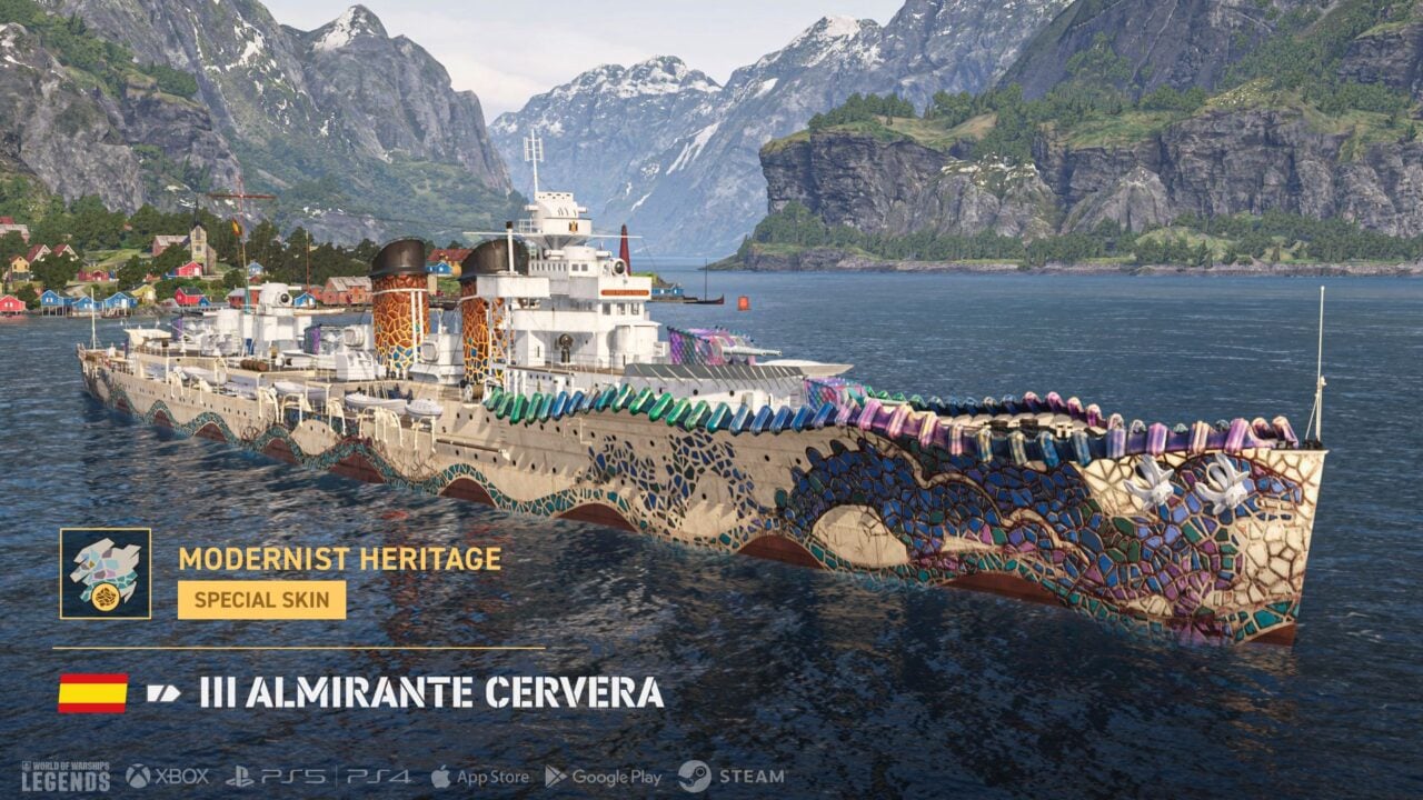 World of Warships Legends Almirante Cervera
