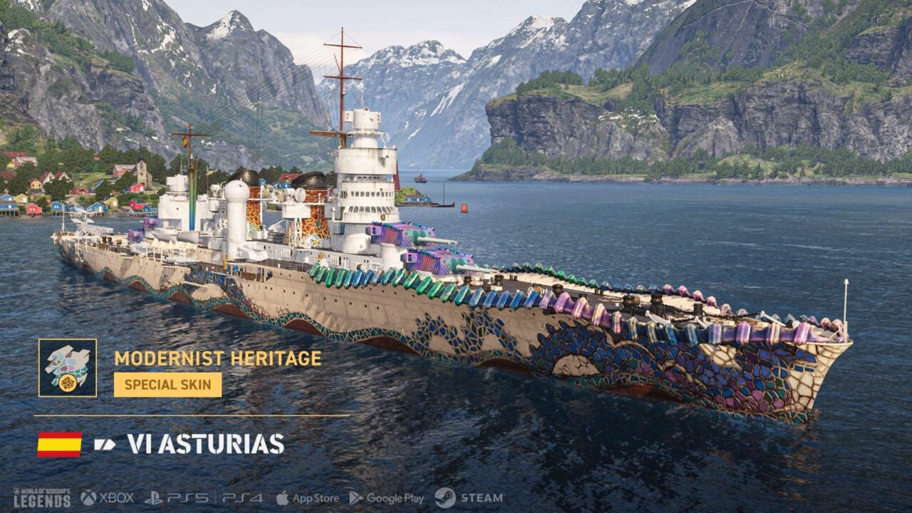 World of Warships Legends Asturias