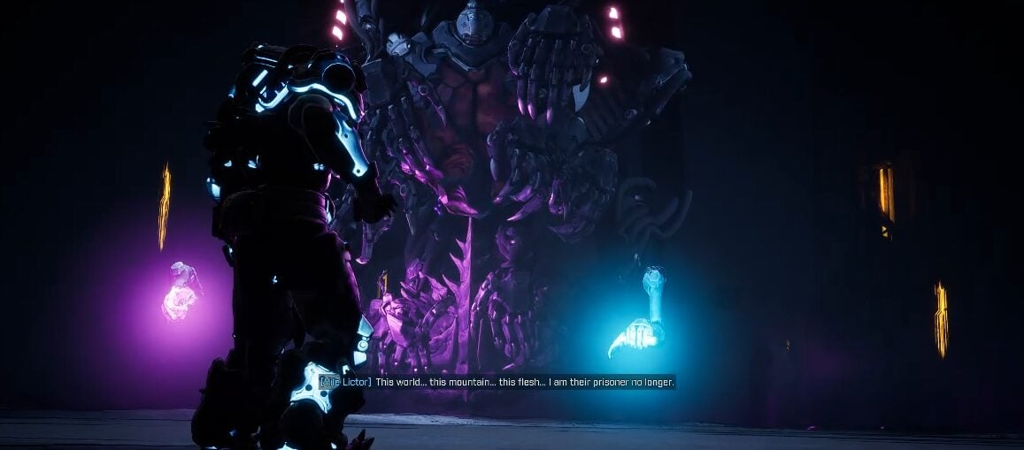 Fighting against Vile Lictor