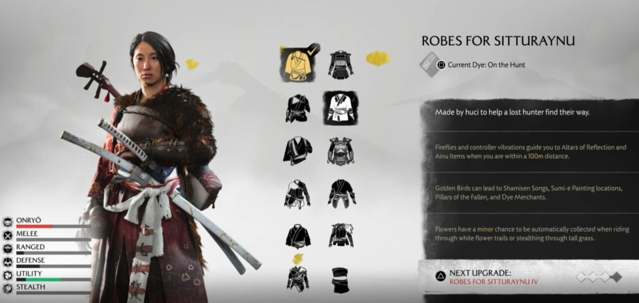 Ghost of Yotei Armor Guide