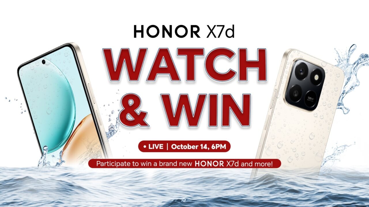HONOR X7d Livestream Giveaway October 2025