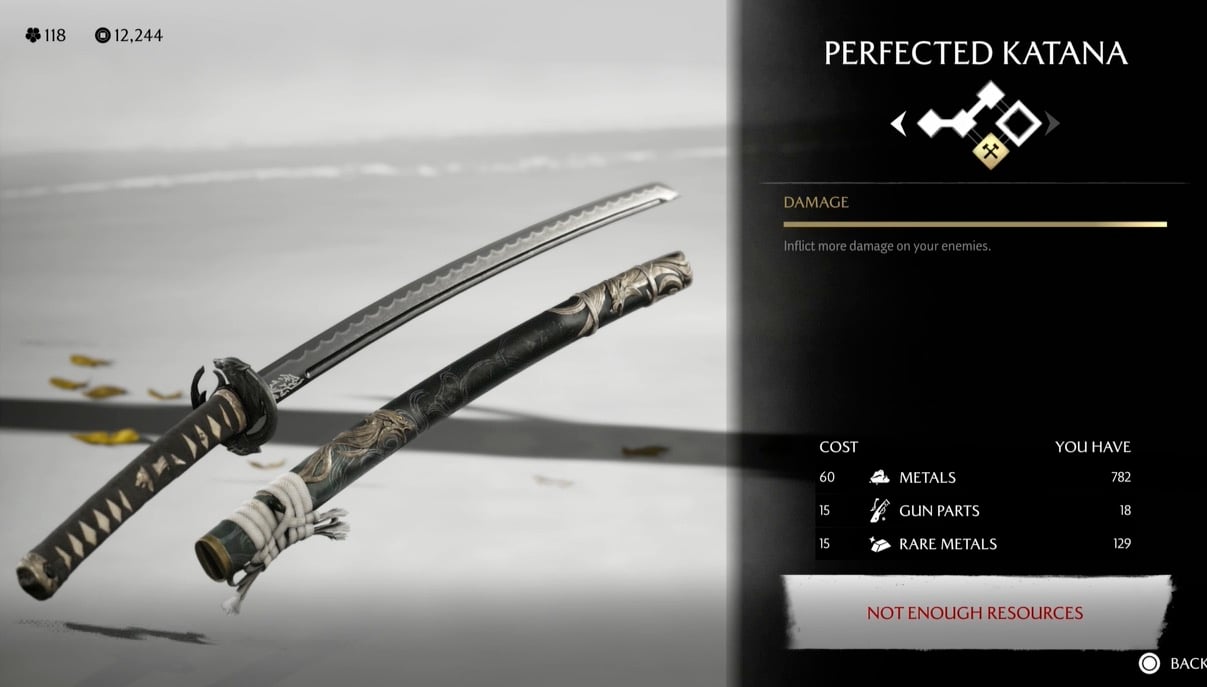 Perfected Katana Gun Parts