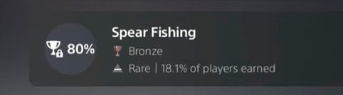 Spear fishing achievement