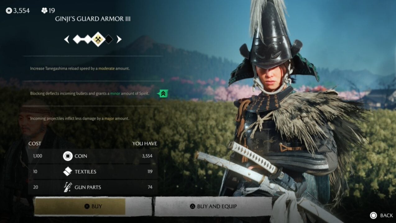Upgrade armor to increase stats