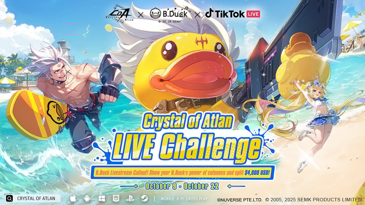 crystal of atlan tiktok live challenge