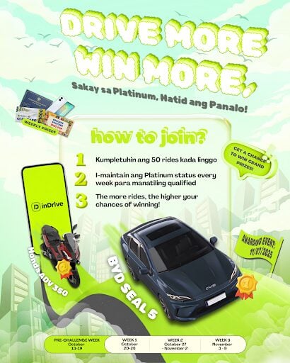 inDrive Driver Campaign October 2025