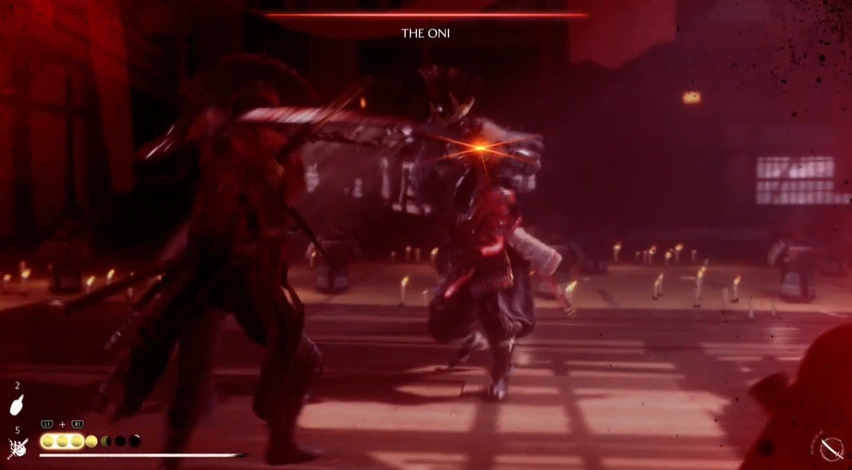 the oni red glint attacks